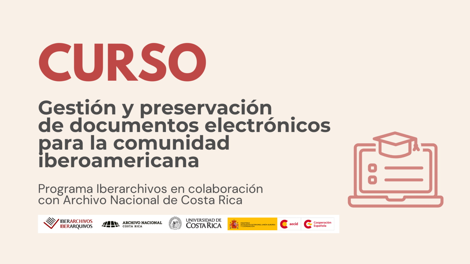 CREATIVIDADES WEB (1) Curso de Gestión y preservación de documentos electrónicos para la comunidad iberoamericana