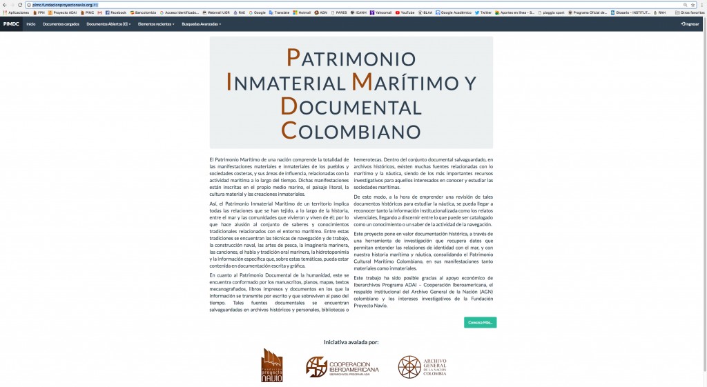 Patrimonio inmaterial marítimo. Búsqueda de saberes y conocimientos náuticos neogranadinos en los fondos históricos del AGN