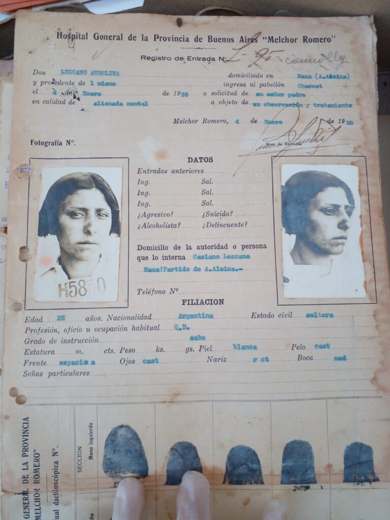 Manicomio e historias de vidas: tratamiento archivístico de Historias Clínicas del Hospital Neuropsiquiatrico A. Korn por los Derechos Humanos, la memoria, la salud colectiva y el fomento de garantías de no repetición de derechos vulnerados.