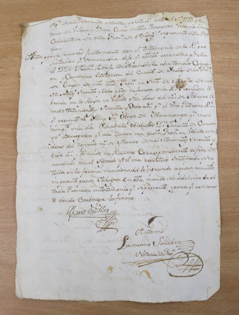Recuperación del patrimonio documental de los siglos XVI-XIX (2ª fase)