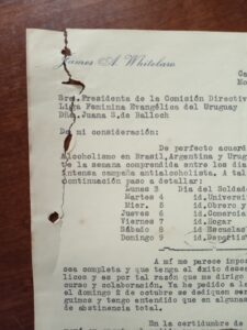 Archivo Histórico de la Iglesia Metodista en el  Uruguay (IMU). Federación Femenina Metodista:  conservación preventiva, organización y  descripción de documentos de Congresos (1925- 2001). Primera Fase.