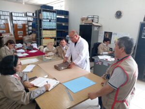 Intervención para el rescate del patrimonio documental afectado debido a los estragos dejados por el paso del ciclón Yaku con aluviones e inundaciones que afectaron a los Archivos Regionales de Tumbes, Piura, Lambayeque y La Libertad, zona norte del Perú.