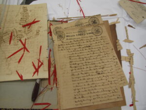 “Restauración de 9 Protocolos Notariales de los  siglos XIX y XX”.