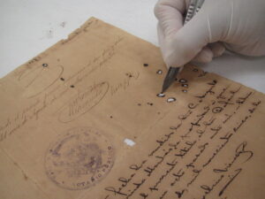 “Restauración de 9 Protocolos Notariales de los  siglos XIX y XX”.