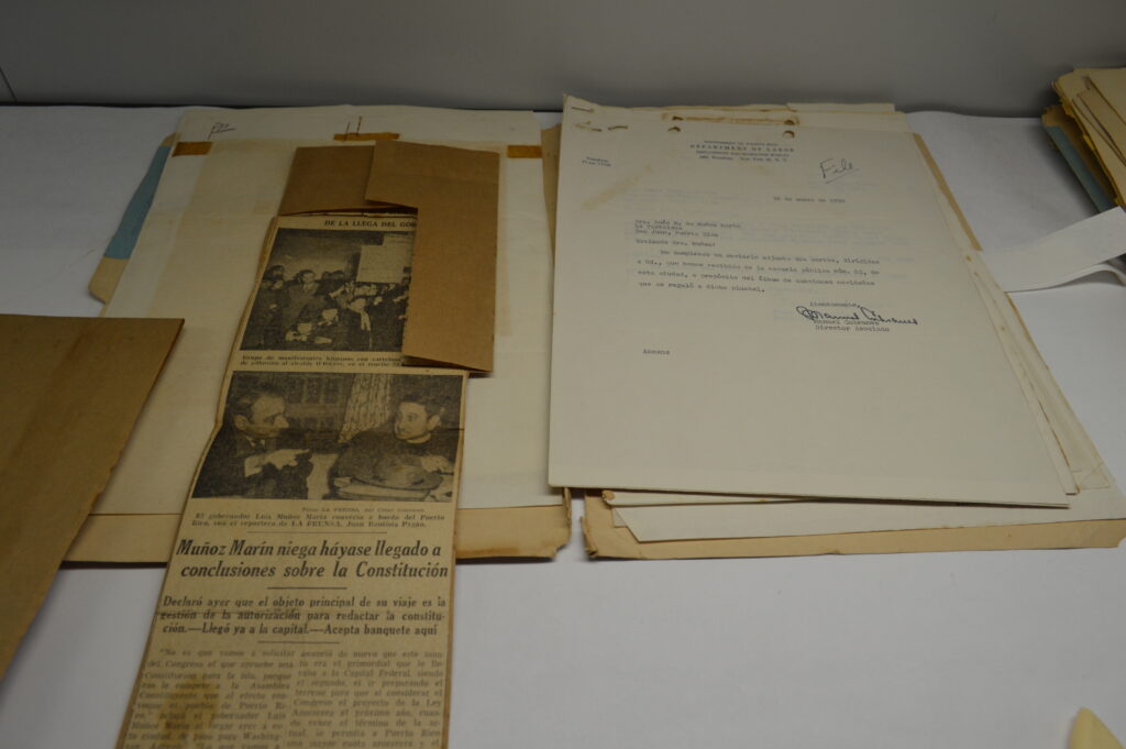Documentos de la Oficina de la Primera Dama de Puerto Rico, Fase I