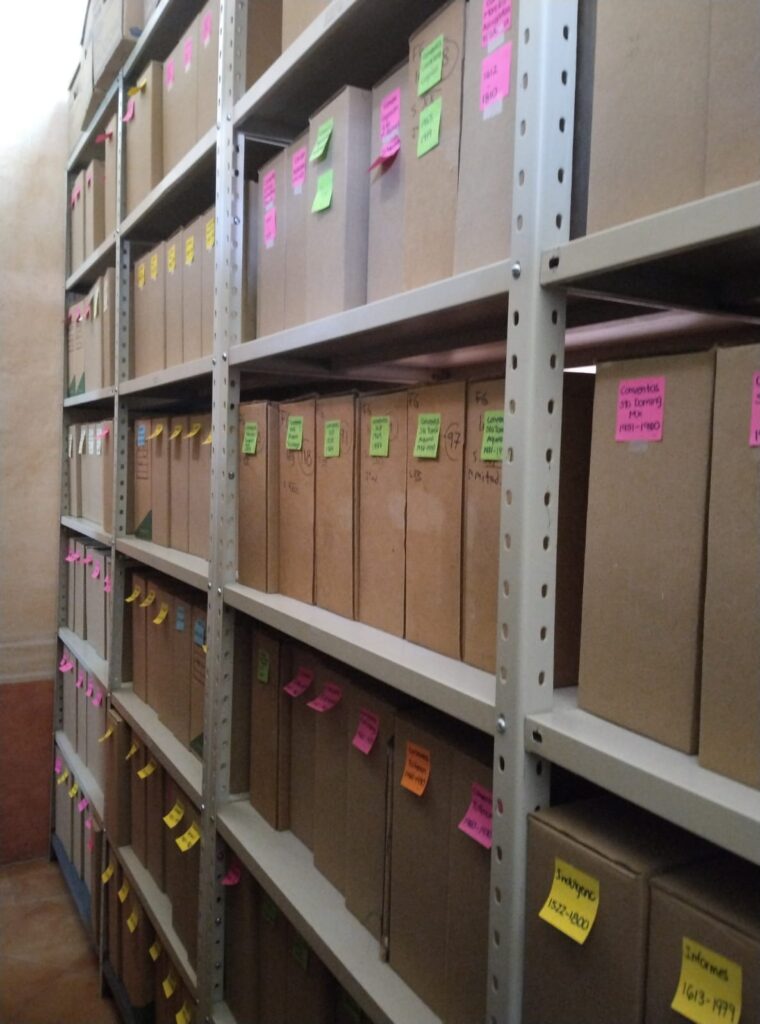 “Clasificación y ordenación del Archivo Histórico de la Orden de Predicadores en México (Primera fase)”