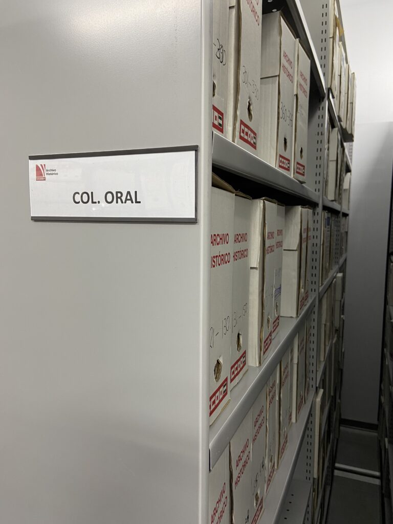 El movimiento obrero en la lucha contra la dictadura y en la construcción democrática en Andalucía a través de la Fuente Oral. Migración y  catalogación de entrevistas de vida realizadas a dirigentes de las  Comisiones Obreras durante el franquismo y la transición.