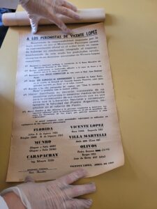 Tratamiento archivístico y puesta en acceso del archivo personal de Mabel Di Leo