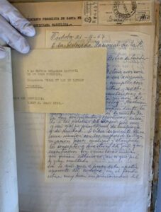 Tratamiento archivístico y puesta en acceso del archivo personal de Mabel Di Leo