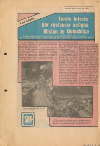 Rescate archivístico de las series documentales “recortes de prensa " y "fotografías" del fondo Maurice van de Maele (1964-1986) de la Dirección Museológica