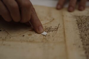 Restauración de documentos de los siglos XIII-XVI