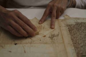 Restauración de documentos de los siglos XIII-XVI