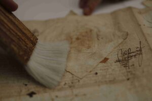 Restauración de documentos de los siglos XIII-XVI