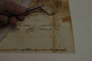 Restauración de documentos de los siglos XIII-XVI