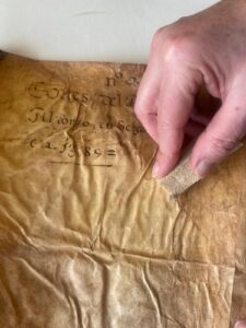 Restauración de documentos de los siglos XIII-XVI