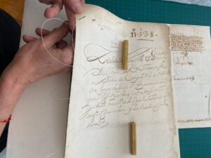 Restauración de documentos de los siglos XIII-XVI