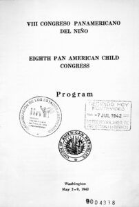 Archivo Histórico del Instituto Interamericano del Niño, la Niña y Adolescentes (IIN-OEA) - 3ra. Fase