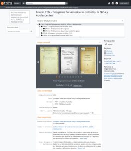 Archivo Histórico del Instituto Interamericano del Niño, la Niña y Adolescentes (IIN-OEA) - 3ra. Fase