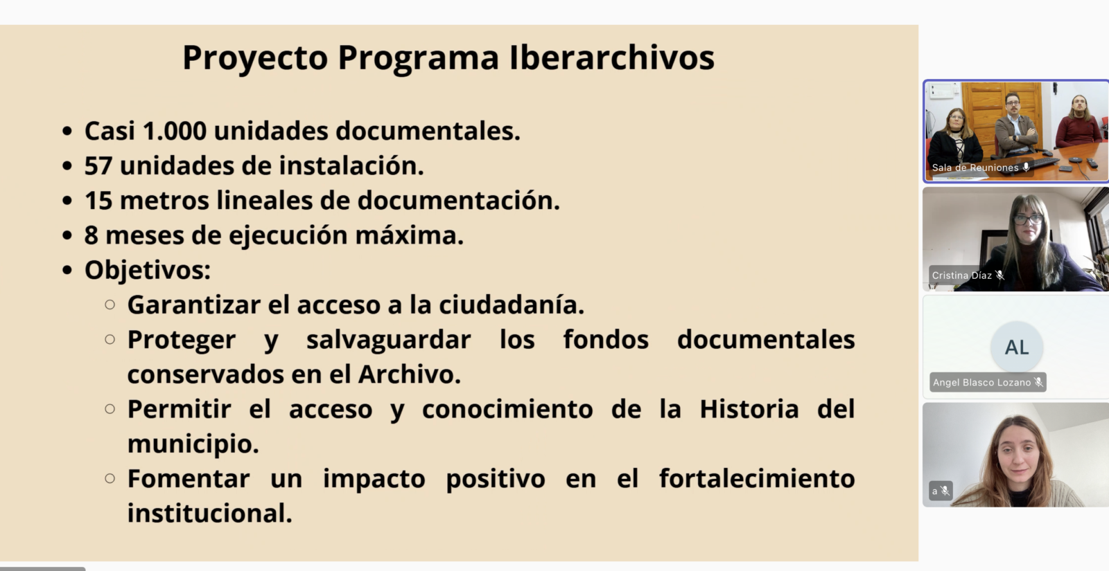 Presentación del proyecto 2024/021 “Digitalización del Archivo Histórico Municipal de Abanilla (Murcia)” Presentación del proyecto 2024/021 “Digitalización del Archivo Histórico Municipal de Abanilla (Murcia)”