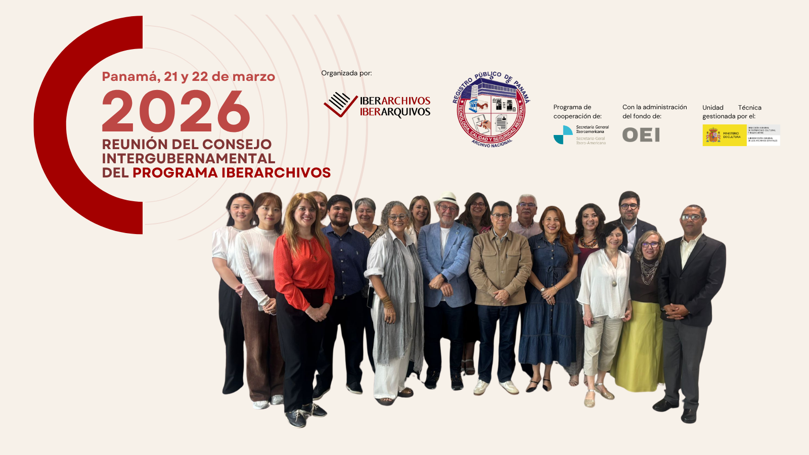 O Conselho Intergovernamental do Programa Iberarquivos realizou sua reunião anual nos dias 21 e 22 de março, no Panamá