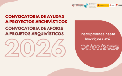 Convocatoria 2026 de ayudas a proyectos archivísticos