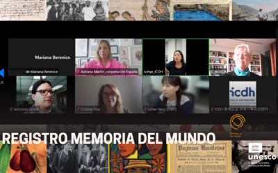 Asesoría para fortalecer candidaturas al Registro Internacional Memoria del Mundo de la UNESCO